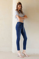 (OPEN PACK) Mid Rise Push Up Ankle Skinny Jeans WEP3532