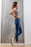 (OPEN PACK) High Rise Destructed Ankle Skinny Jeans WEP3534