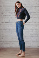 (OPEN PACK) Classic Mid Rise Skinny WEP3540
