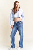 (OPEN PACK) Mid Waist Loose Straight Jeans WEP3580