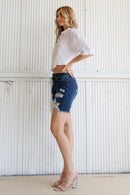 (PRE PACK) Destructed Bermuda Denim Shorts ESP3399