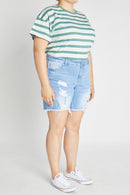 (PRE PACK) Plus size Destructed Bermuda Shorts ESP3399XL