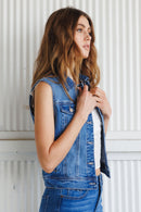 (PRE PACK) Non-Destructed Regular Fit Denim Vest EV5009