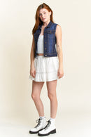 (PRE PACK) Non-Destructed Regular Fit Denim Vest EV5009