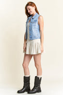 (PRE PACK) Non-Destructed Regular Fit Denim Vest EV5009