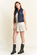 (PRE PACK) Destructed Regular Fit Denim Vest EV5010