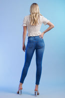 (OPEN PACK) 3 Buttoned Push up Ankle Skinny Jeans WEP3517
