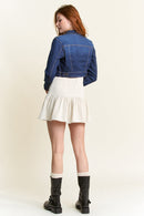 (PRE PACK) Basic Crop Denim Jacket EJ2056