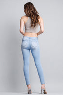 (OPEN PACK) Mid Rise Push Up Ankle Skinny Jeans WEP3106