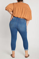 (PRE PACK) Plus size Mid Rise Push Up Ankle Skinny Jeans EP3424XL