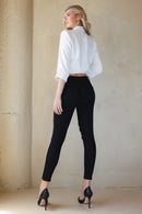 (PRE PACK) 2 Button Waist Band Ankle Skinny Jeans EP3492