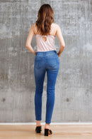 (OPEN PACK) Mid Rise Destructed Skinny Jeans WEP3527