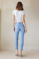 (OPEN PACK) Mid Rise Push Up Ankle Skinny Jeans WEP3532