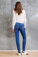 (OPEN PACK) Mid Rise Destructed Skinny Jeans WEP3533
