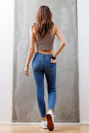 (OPEN PACK) High Rise Destructed Ankle Skinny Jeans WEP3534
