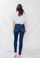 (OPEN PACK) Mid Rise Skinny Jeans with Contrast Stitch WEP3561