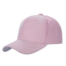 6 Panel Corduroy Solid Buckle Hat