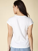 WOMEN'S SHORT SLEEVE GRAPHIC BASIC T-SHIRT