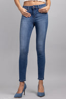 (OPEN PACK) Mid Rise Push Up Ankle Skinny Jeans WEP3106