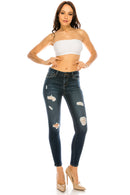 (OPEN PACK) Distressed Ankle Skinny Jeans WEP3127