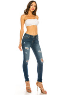 (OPEN PACK) Distressed Ankle Skinny Jeans WEP3127