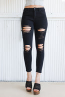 (PRE PACK) High Rise Ankle Skinny Jeans in Faded Wash EP3411