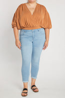 (PRE PACK) Plus size Mid Rise Push Up Ankle Skinny Jeans EP3424XL