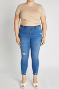 (PRE PACK) Plus size Destructed Ankle Skinny Jeans EP3465XL