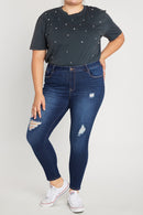 (PRE PACK) Plus size Authentic Mid Rise Skinny Jeans EP3485XL
