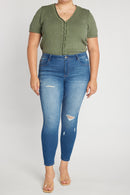 (PRE PACK) Plus size Destructed Push Up Skinny Jeans EP3488XL