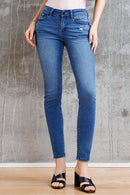 (OPEN PACK) Mid Rise Destructed Skinny Jeans WEP3527