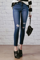 (OPEN PACK) High Rise Destructed Skinny Jeans WEP3529