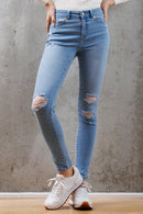 (OPEN PACK) High Rise Destructed Skinny Jeans WEP3529