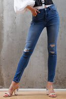 (OPEN PACK) High Rise Destructed Skinny Jeans WEP3529