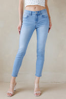 (OPEN PACK) Mid Rise Push Up Ankle Skinny Jeans WEP3532