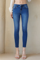 (OPEN PACK) Mid Rise Push Up Ankle Skinny Jeans WEP3532