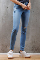 (OPEN PACK) Mid Rise Destructed Skinny Jeans WEP3533