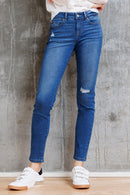 (OPEN PACK) Mid Rise Destructed Skinny Jeans WEP3533