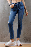 (OPEN PACK) High Rise Destructed Ankle Skinny Jeans WEP3534