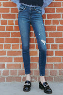 (OPEN PACK) High Rise Destructed Skinny Jeans WEP3542