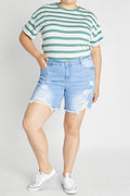 (PRE PACK) Plus size Destructed Bermuda Shorts ESP3399XL