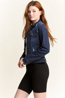 (PRE PACK) Destructed Regular Fit Denim Jacket EJ2058