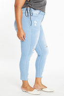 (OPEN PACK) Plus Size Distressed Skinny Jeans WEP3001XL