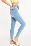 (OPEN PACK) High Rise Distressed Ankle Skinny Jeans WEP3322