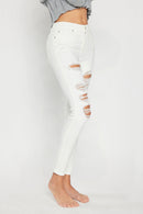 (PRE PACK) High Rise Heavily Destructed Ankle Skinny Jeans EP3410