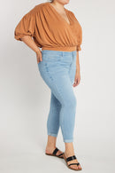 (PRE PACK) Plus size Mid Rise Push Up Ankle Skinny Jeans EP3424XL