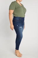 (PRE PACK) Plus size Destructed Push Up Skinny Jeans EP3488XL