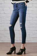 (OPEN PACK) High Rise Destructed Skinny Jeans WEP3529
