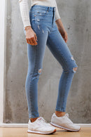 (OPEN PACK) High Rise Destructed Skinny Jeans WEP3529