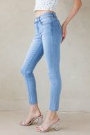 (OPEN PACK) Mid Rise Push Up Ankle Skinny Jeans WEP3532